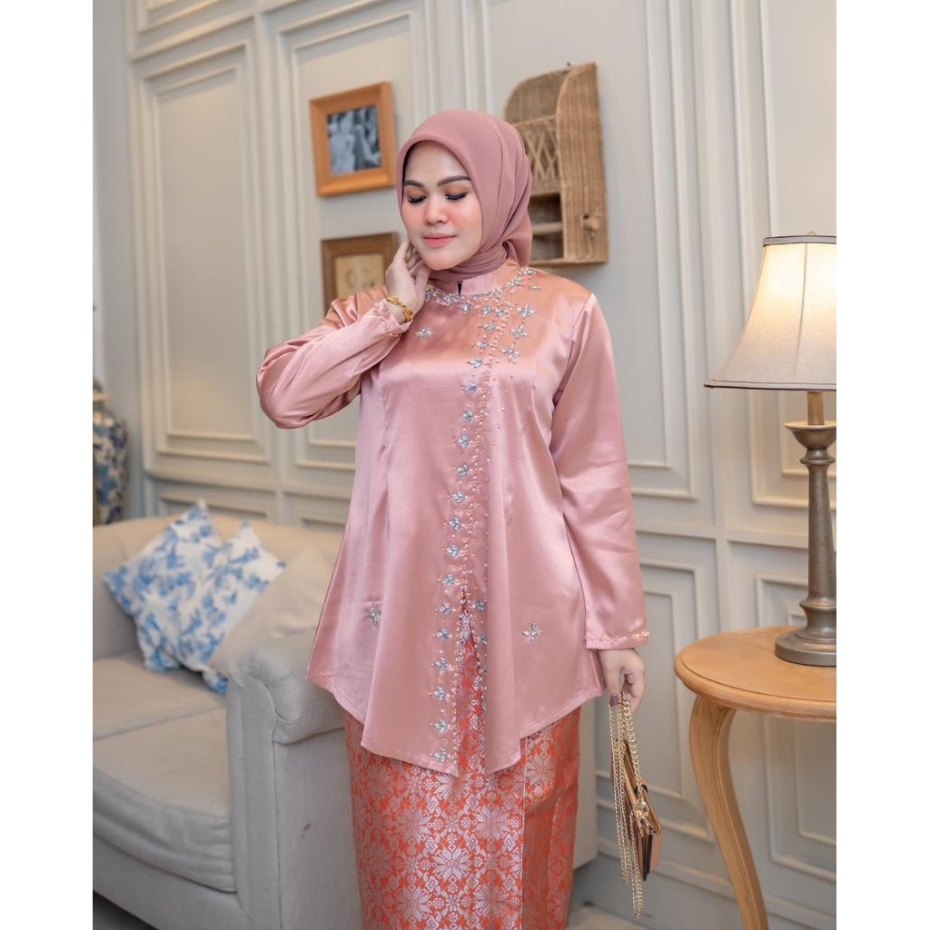 Baju Kurung Modern/Set Baju Kurung Melayu Terbaru/Kebaya pesta/Set Kebaya Payet Model Terkini