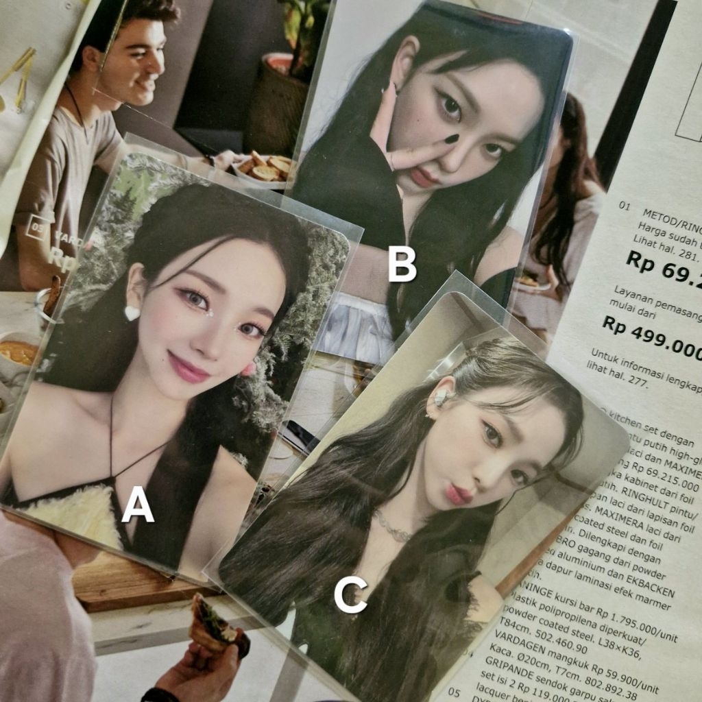 AESPA KARINA PHOTOCARD OFFICIAL BENEFIT CGV