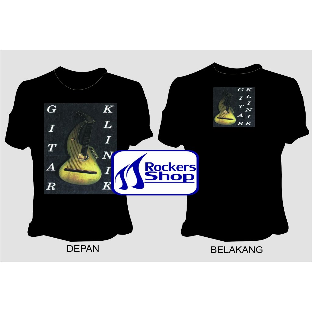 KAOS GITAR KLINIK 1 GITARIS BAND ROCK LAWAS LEGENDA
