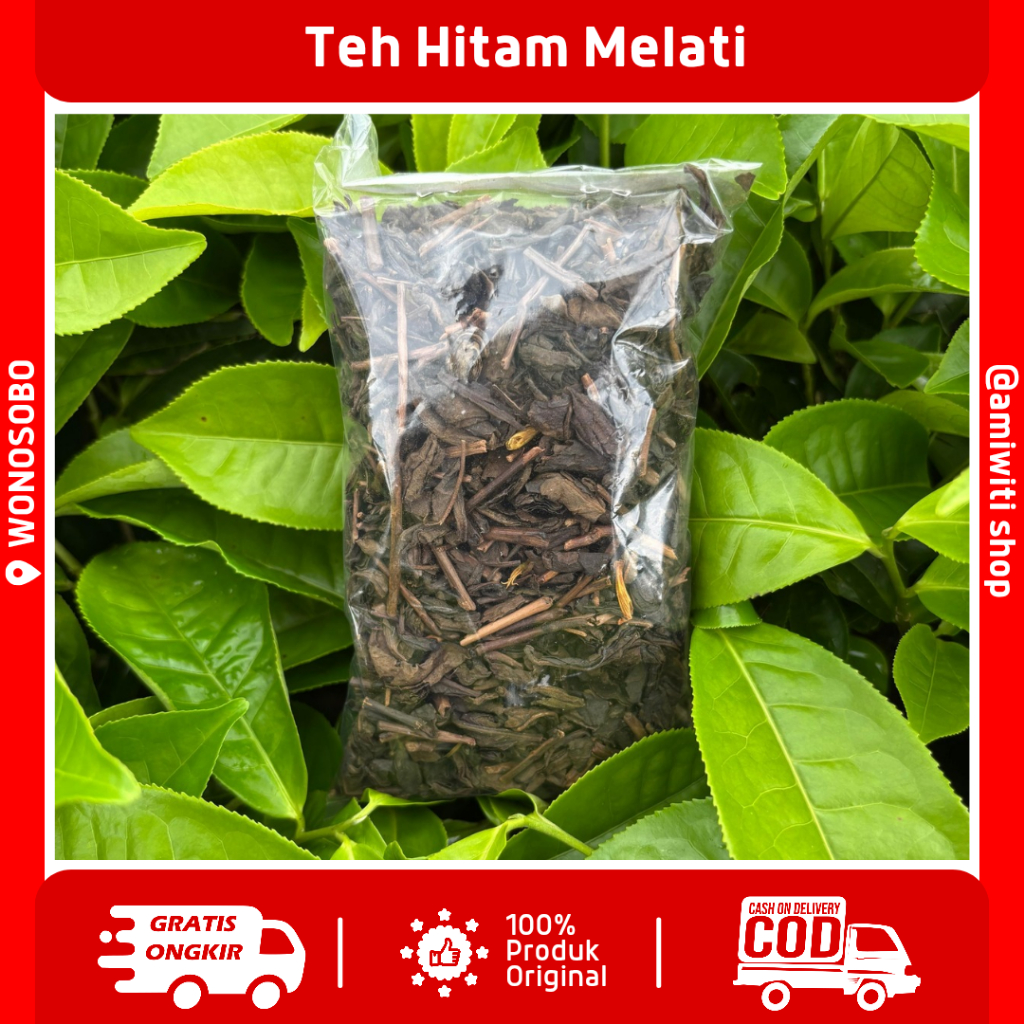 

Teh Hitam Melati Jasmine Black Tea Teh Tambi Wonosobo Paket Hemat Berat 100 g