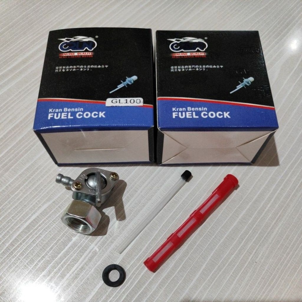 CRUN KRAN BENSIN GL 100 GF6 /GL MAX /CB 100 /WIN 100 /FUEL COCK ORIGINAL