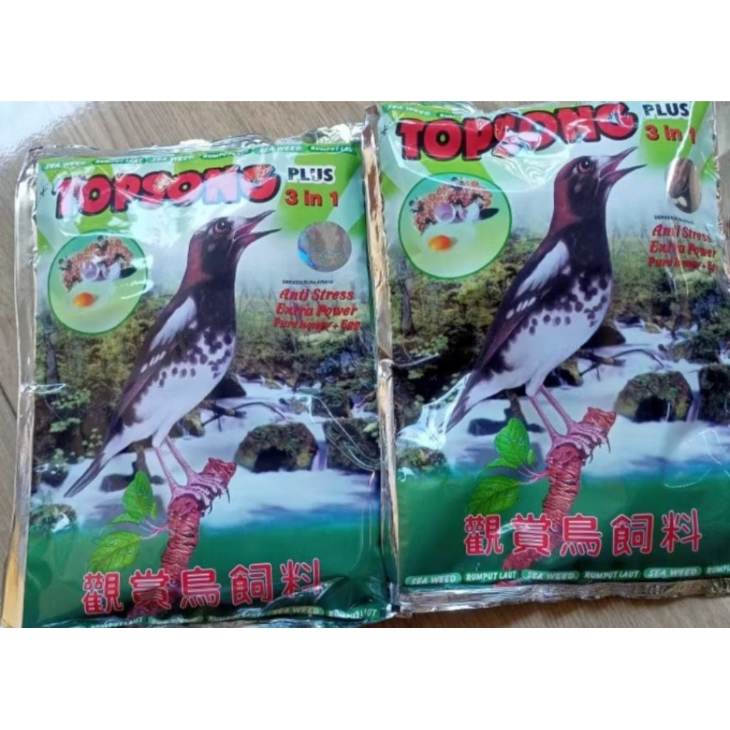 TOPSONG TOP SONG PAKAN BURUNG MURAI ANIS WHAMBI KACER JALAK