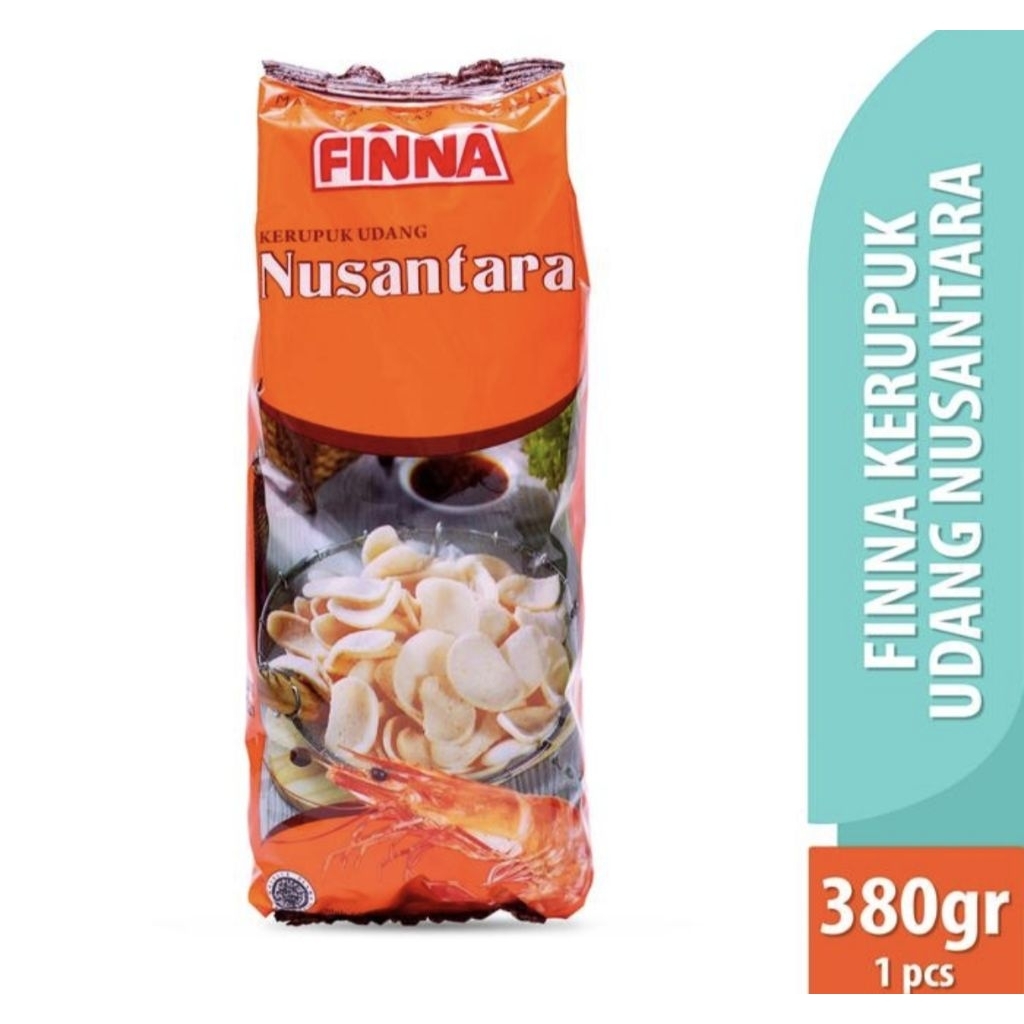 

KERUPUK UDANG DUA Finna Nusantara 380gr KERUPUK UDANG FINNA