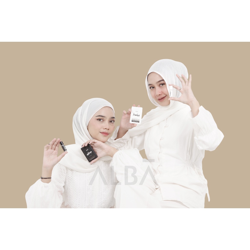 Paket 2 Pcs ALBA Parfum | Adam Zarqaan & Hawa Nawar 5 ml | Parfum Non Alcohol | Parfum Tahan Lama | 