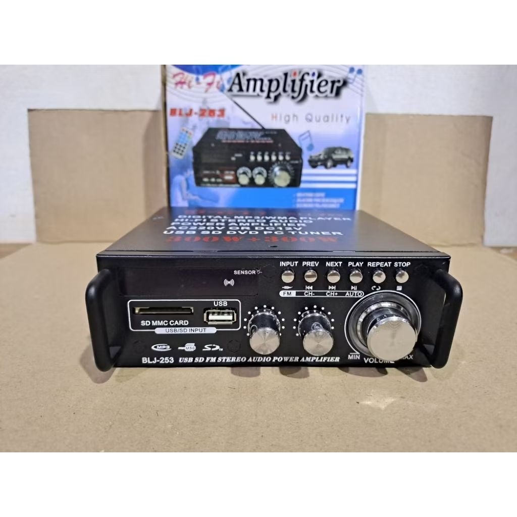 Mini Amplifier stereo With Fm Tuner/usb/sd card .