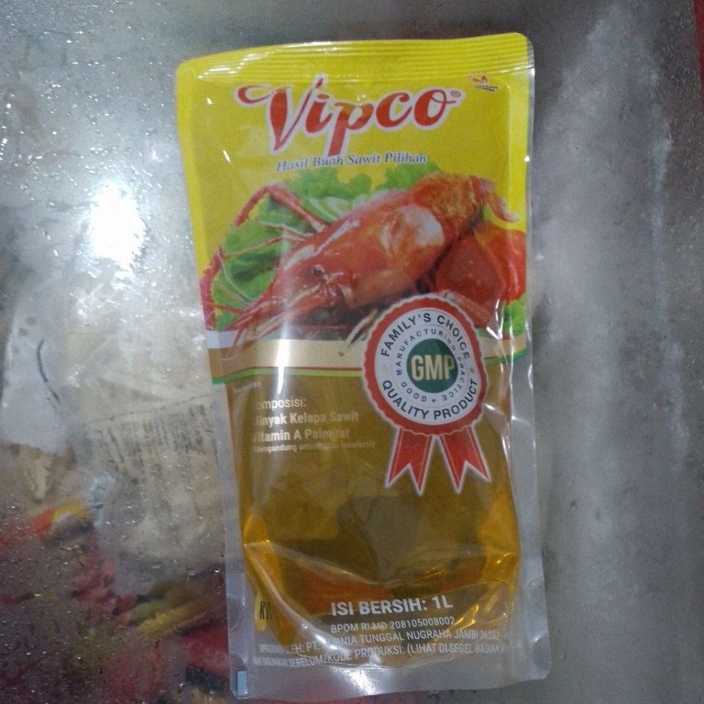 

Vipco Minyak Goreng 1 liter Pouch