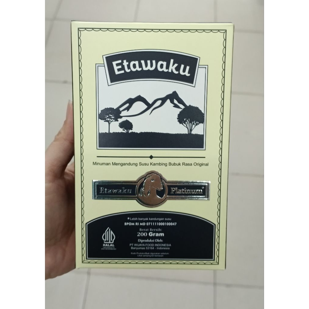 

Susu Kambing Etawaku Platinum 200GR - Menjaga Kepadatan Tulang dan Meredakan Asma
