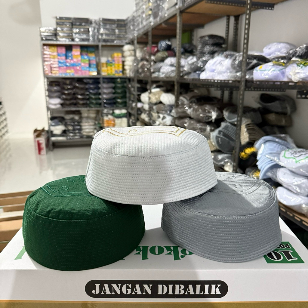 (GROSIR)Peci Kopiah Malawi Premium/Kopiah Haji Bulat