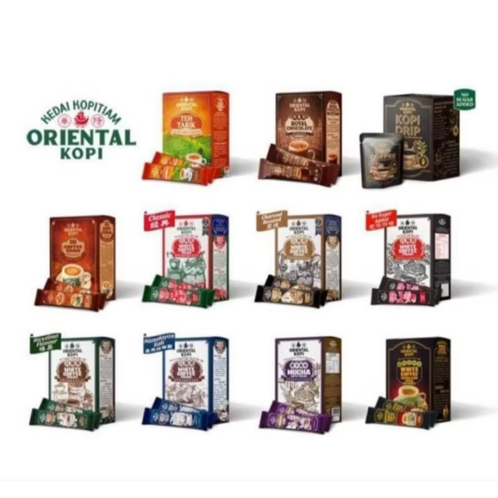 

Oriental Kopi White Coffee Ready Semua Varian