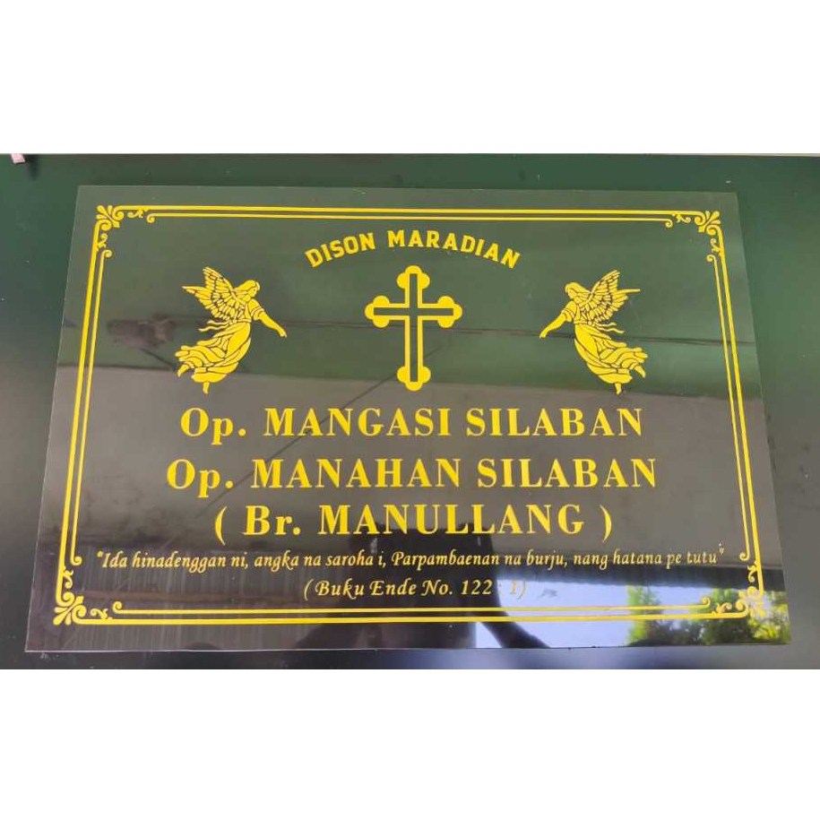batu nisan makam granit ukuran 40x60 TERMURAH