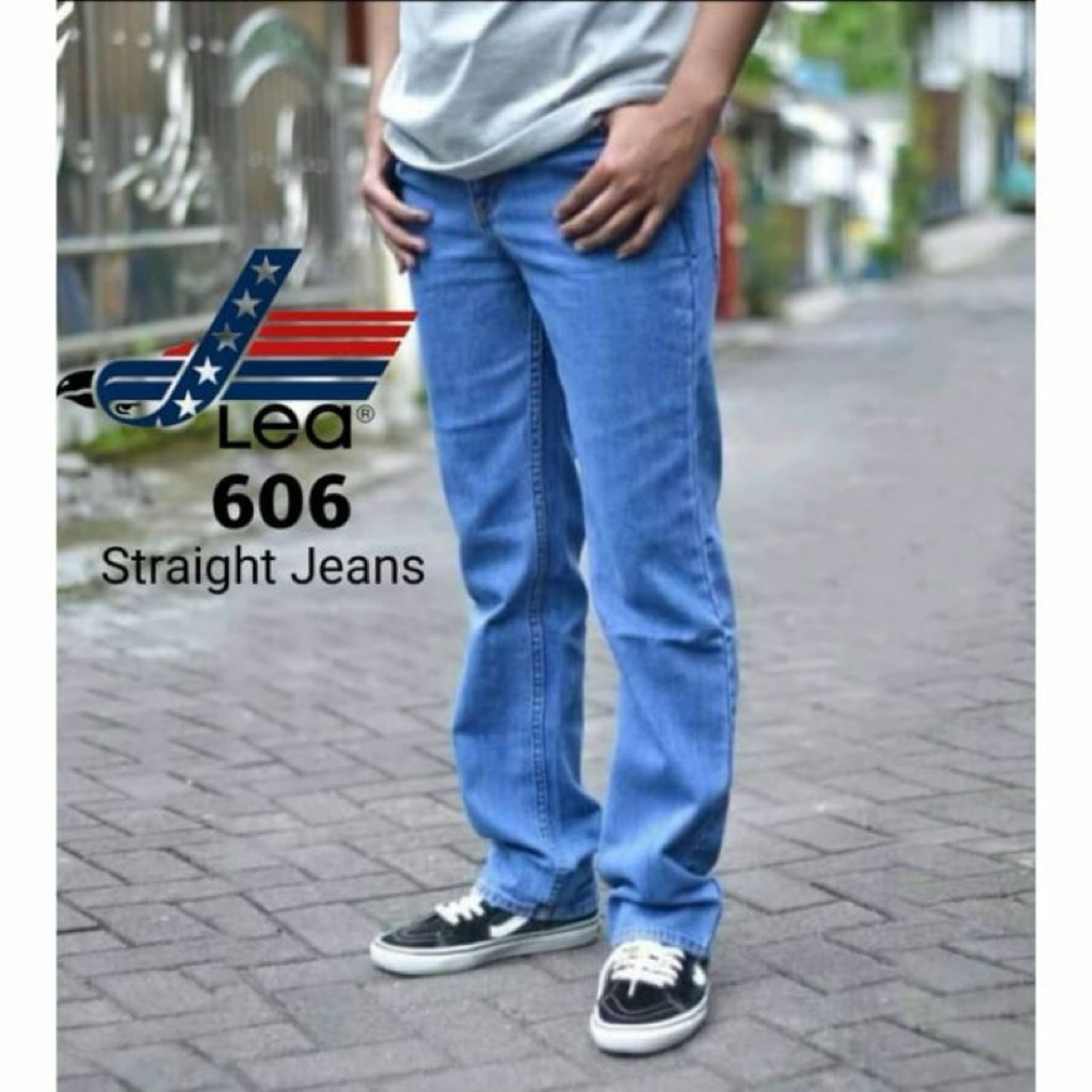 TERLARIS - Celana Jeans Panjang Lea emba Standar Pria Original Size 28-38 BEST SELLER - Lea Emba Sta