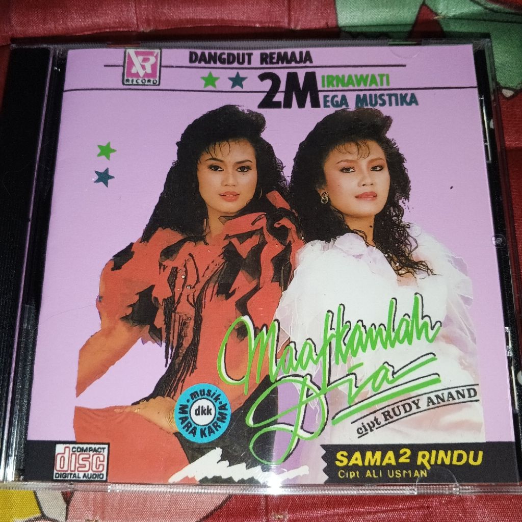 CD DANGDUT REMAJA 2M MIRNAWATI MEGA MUSTIKA MAAFKANLAH