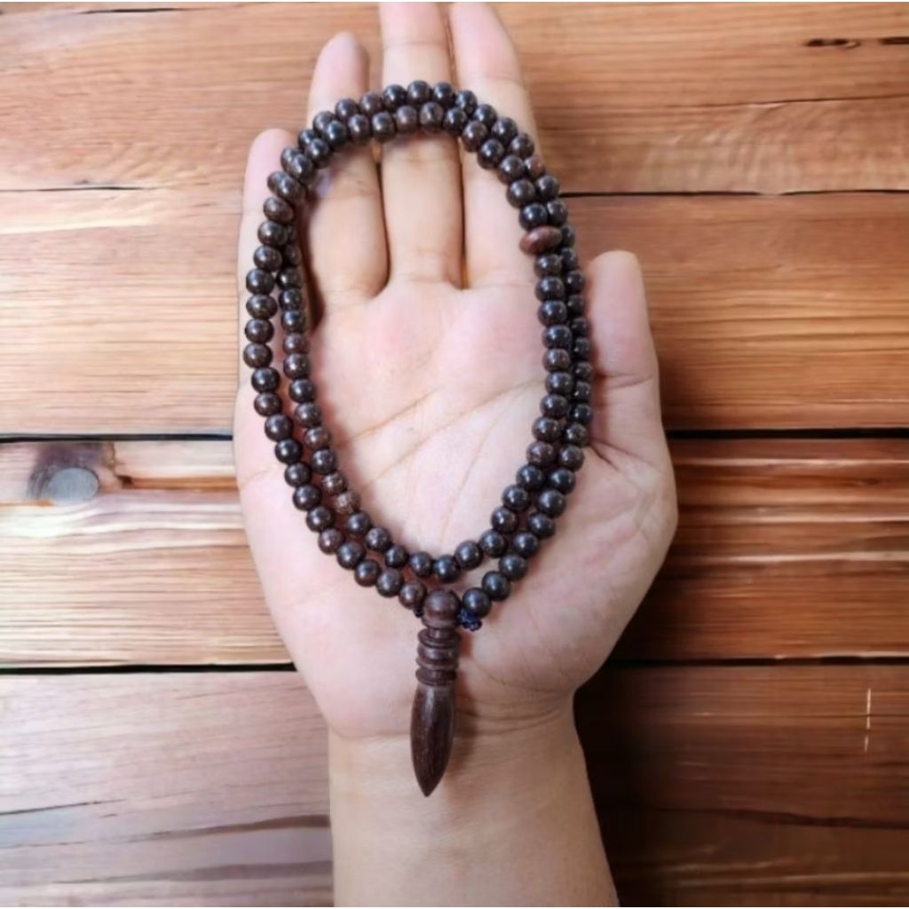 Kalung Kayu Galih Asem / Kalung Liontin / Kalung Tasbih / Kalung Pria Wanita/Kalung Tasbih Kayu Gali