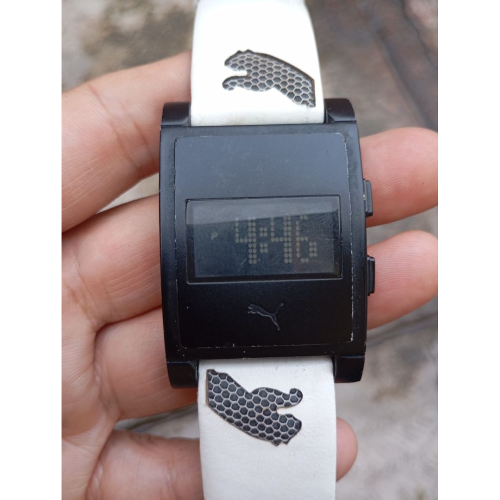 jam tangan puma digital preloved second bekas original