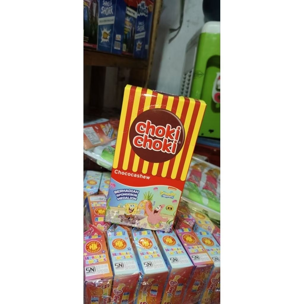 

Choki Choki chococashew | coklat choki choki | pasta coklat | satu box isi 20 pcs | eceran 1000
