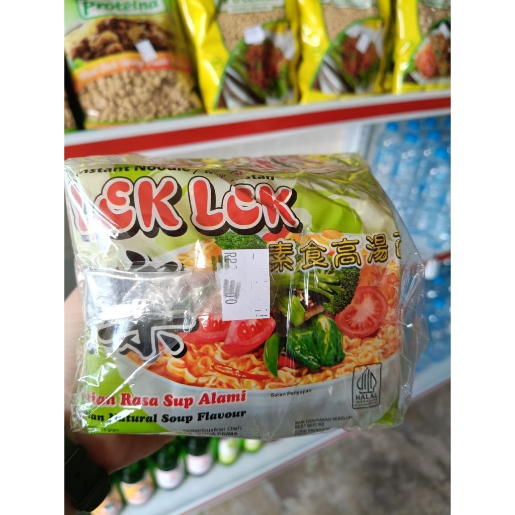 

mie lek-lek soup vegetarian isi 5bgks