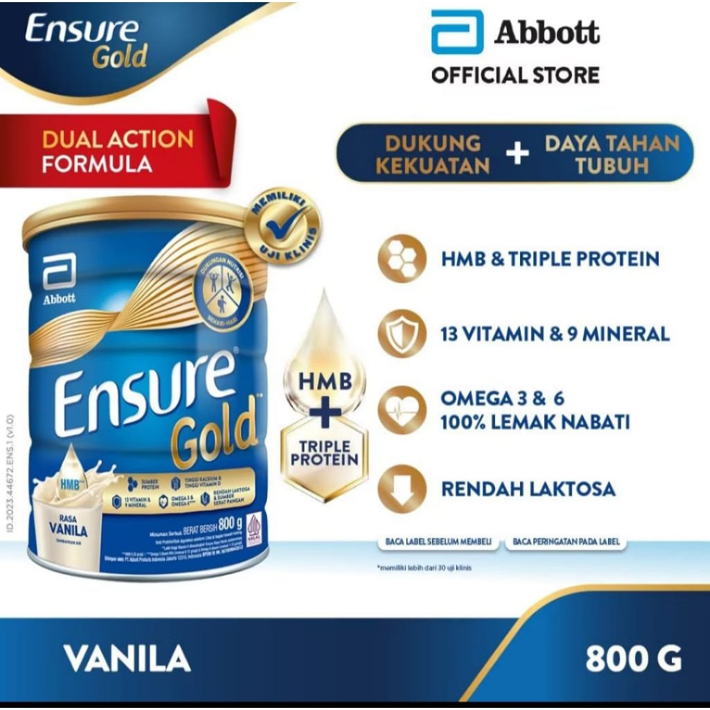 

Ensure Gold Vanilla 800 gram