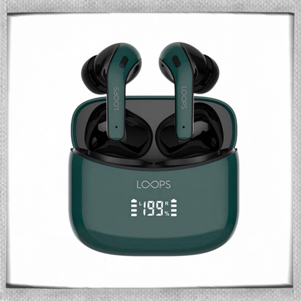 Loops TWS Earphone LED X03 - Green