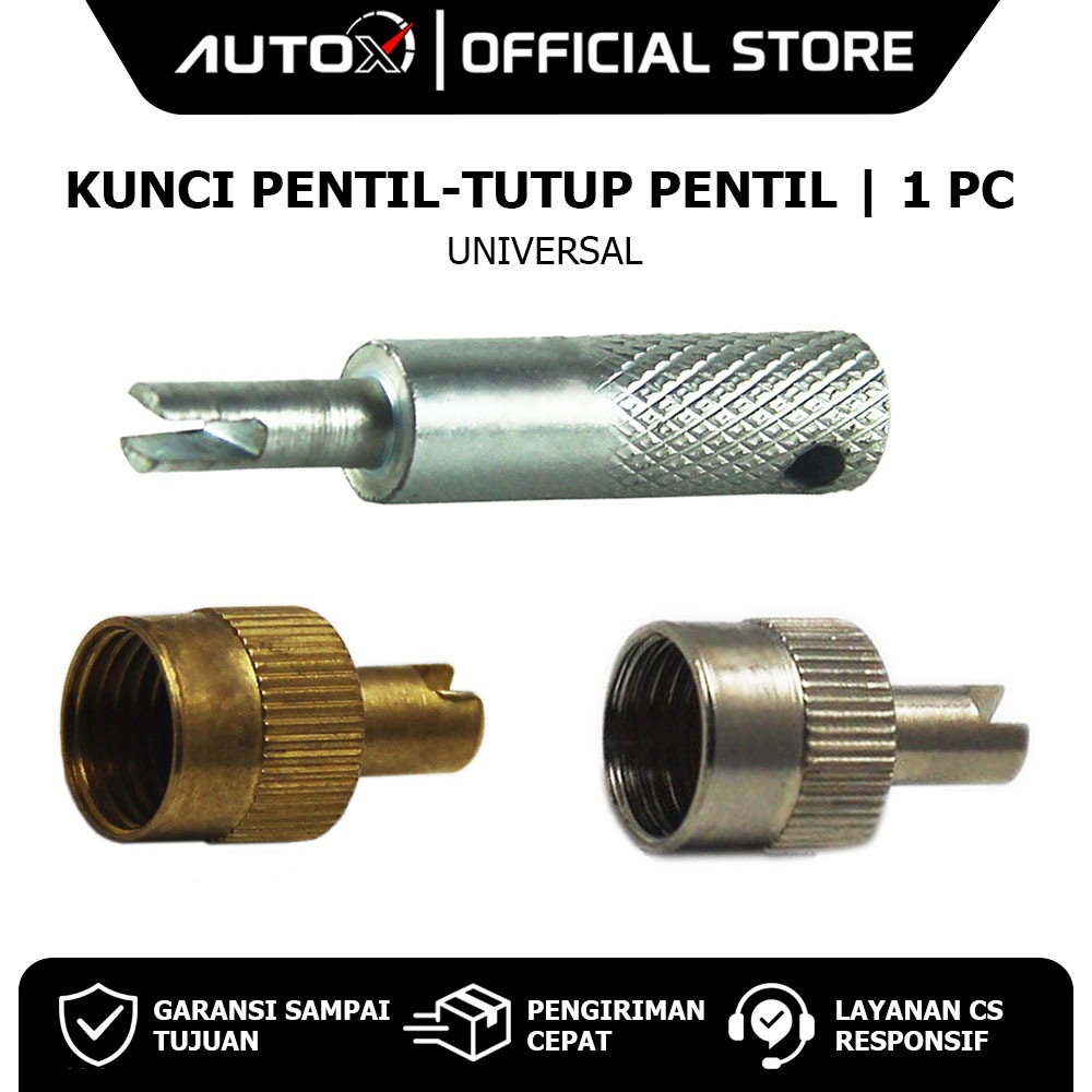 Tutup Kunci Pentil 2in1 Vario 125 150 & Beat Pop Street & Scoopy & Mio S M3 & Tiger & ADV & Supra & 