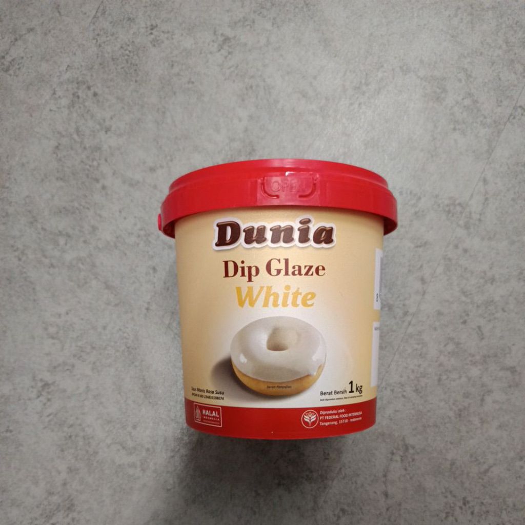 

Dunia glaze ekonomi white 1kg