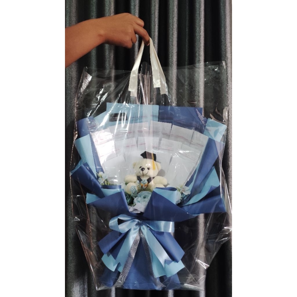 Bucket Uang Boneka Wisuda