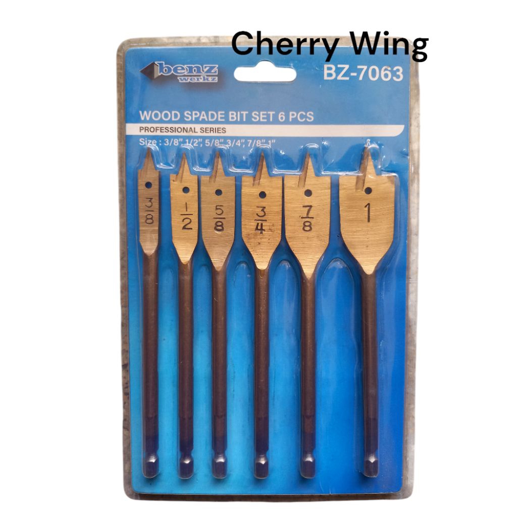 BENZ Mata Bor Kayu Kipas Set 6 pcs Mata Bor Pelubang Kayu
