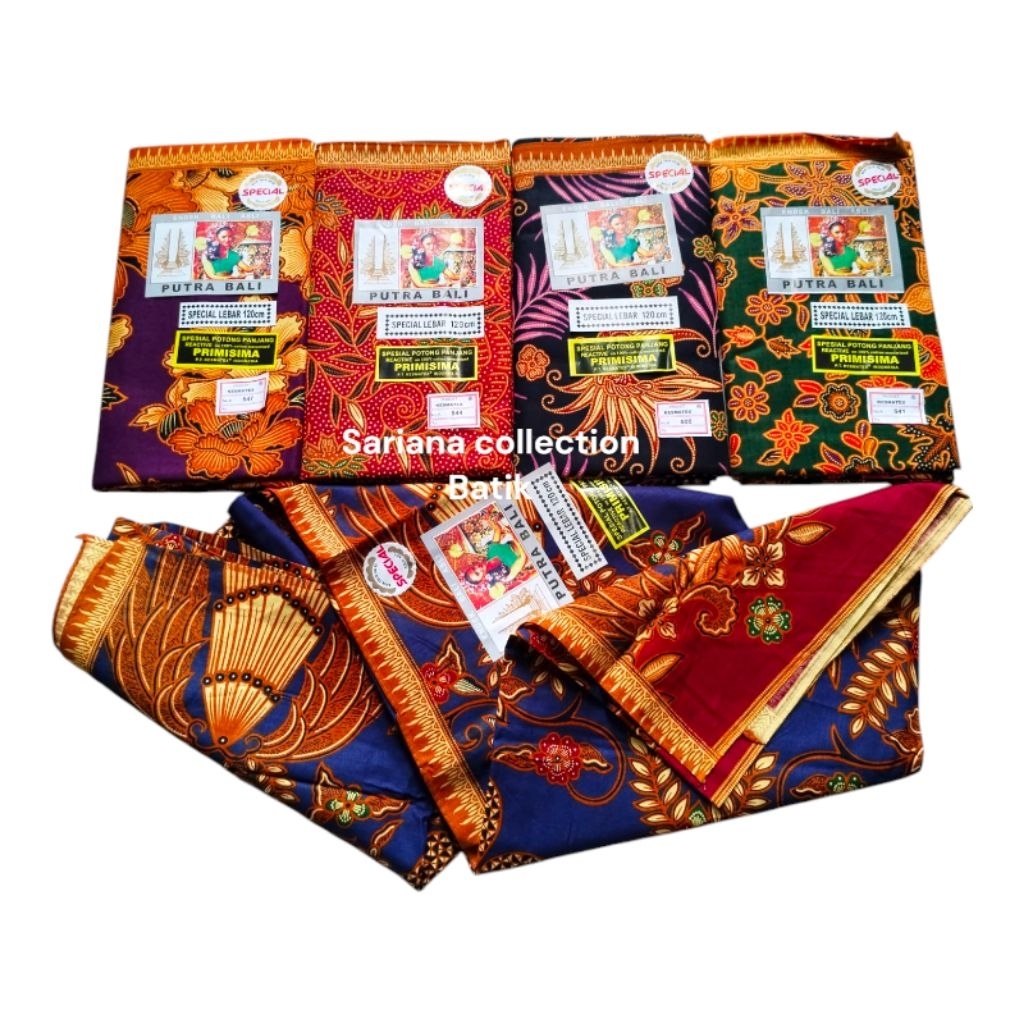 Kain jarik kebat tapih samping Panjang Batik Batu Halus Primisima Cap Cent Putra Bali Jarik Ibu Mela