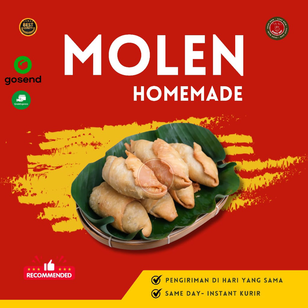 

Molen Frozen | Kue Molen Aneka Rasa | Molen Pisang Coklat Keju | Molen Isi Pisang Coklat | Cemilan Molen Frozen | Jajanan Molen Frozen | Snack Frozen Molen | Molen Kacang Ijo | Molen Ketan Hitam