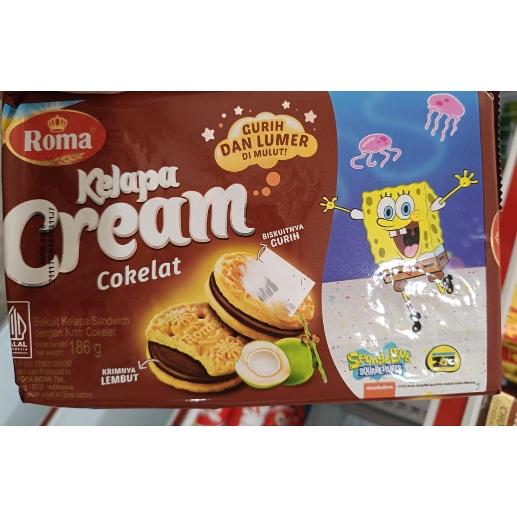 

Roma kelapa cream/biskuit/enak/renyah