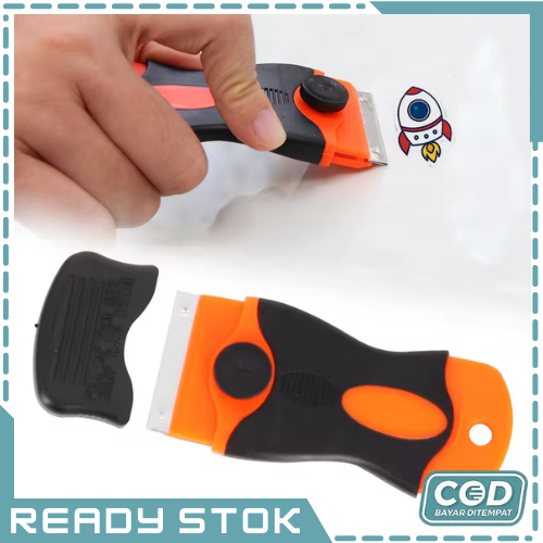 

Pisau Pengupas Stiker Striping Serbaguna Pembersih Cat Scraper Knife