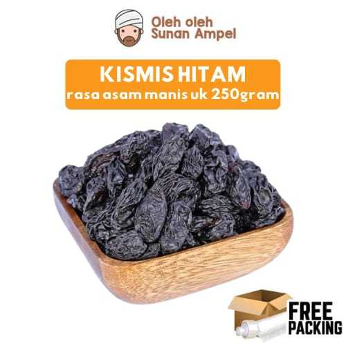 

KISMIS HITAM Black Raisins Ukuran 250Gr