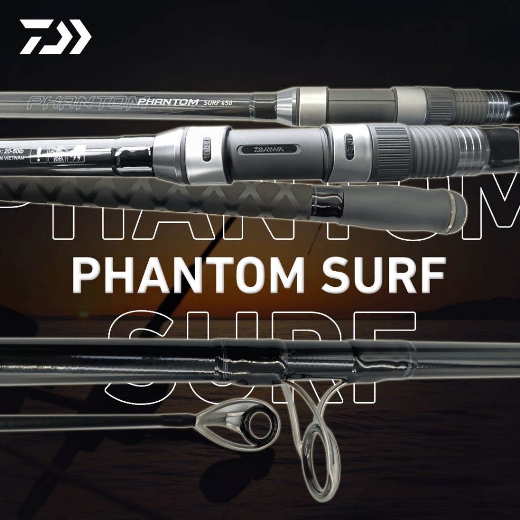 Joran DAIWA PHANTOM SURF 2025 | 425 | 450 | 480 | Fuji | Braiding X | Joran Pasiran / Landbase