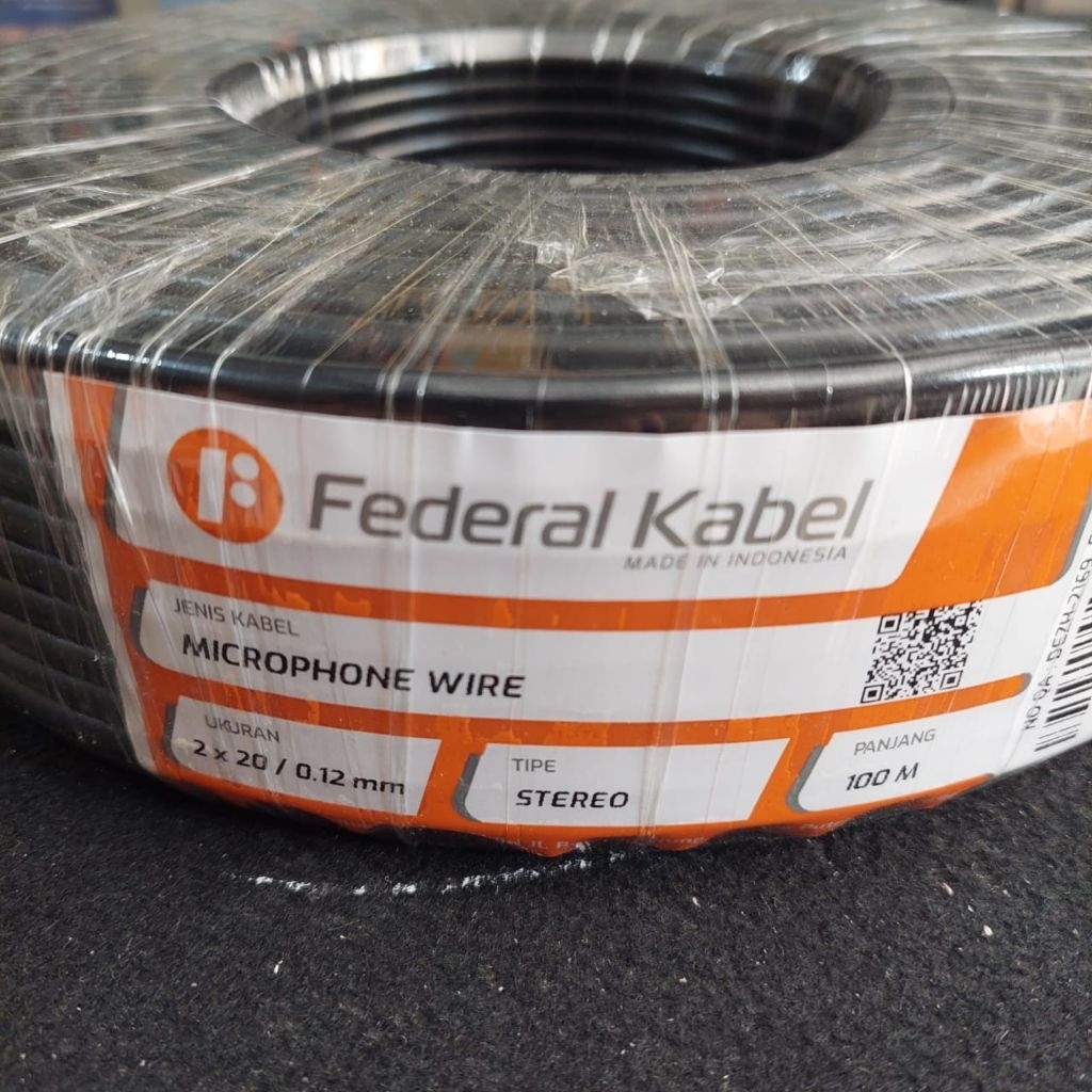 kabel microphone 100meter merk Federal kabel mic federal