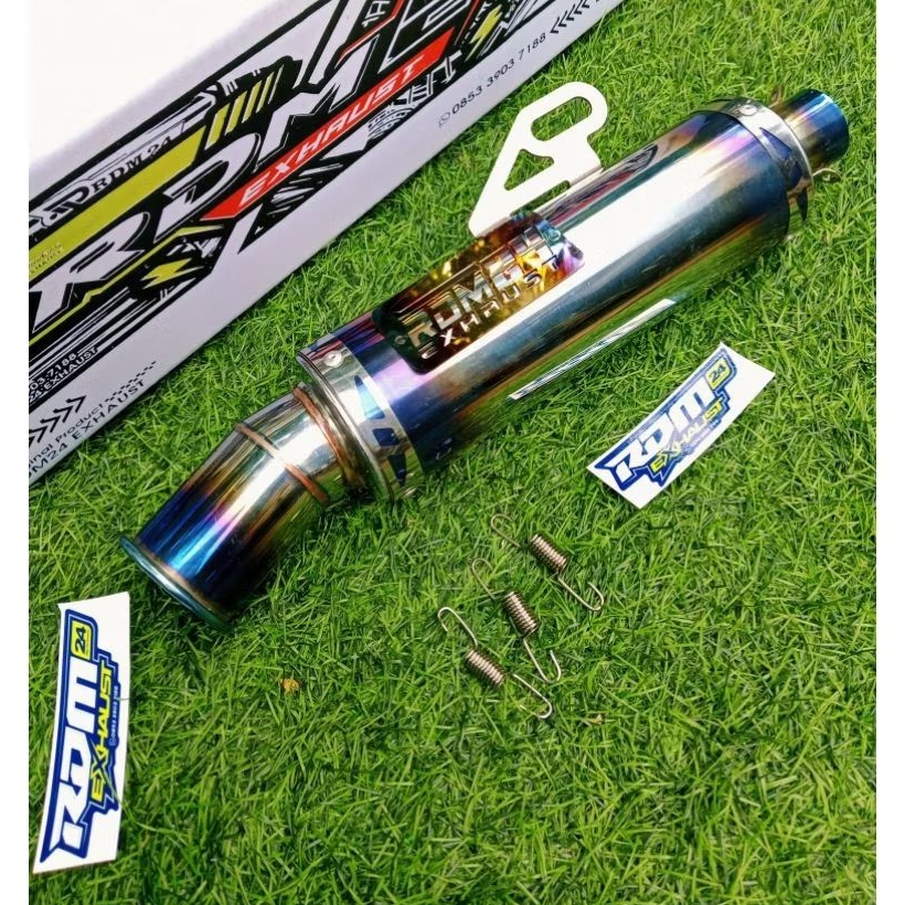 Silincer only RDM 24 Exhaust model salemba blue purple in38 pnp Vario nmax Aerox pcx beat mio