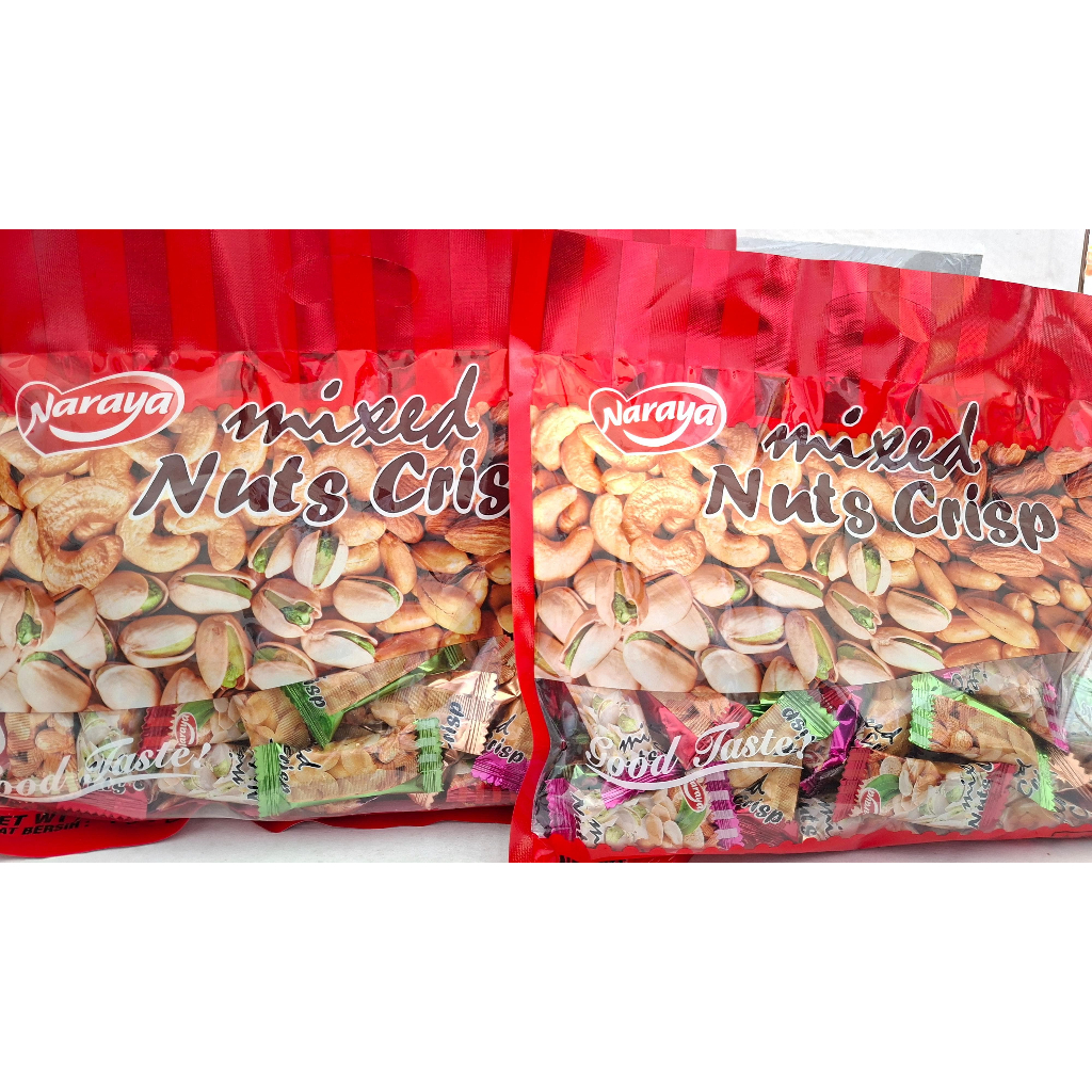 

NARAYA MIXED NUTS CRISP 400GR