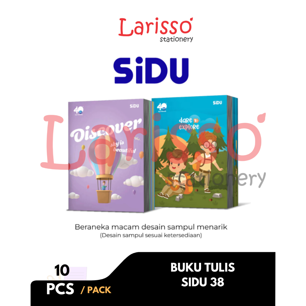

SiDU - (10 Pcs) Buku Tulis Sidu 38 58 – PACK