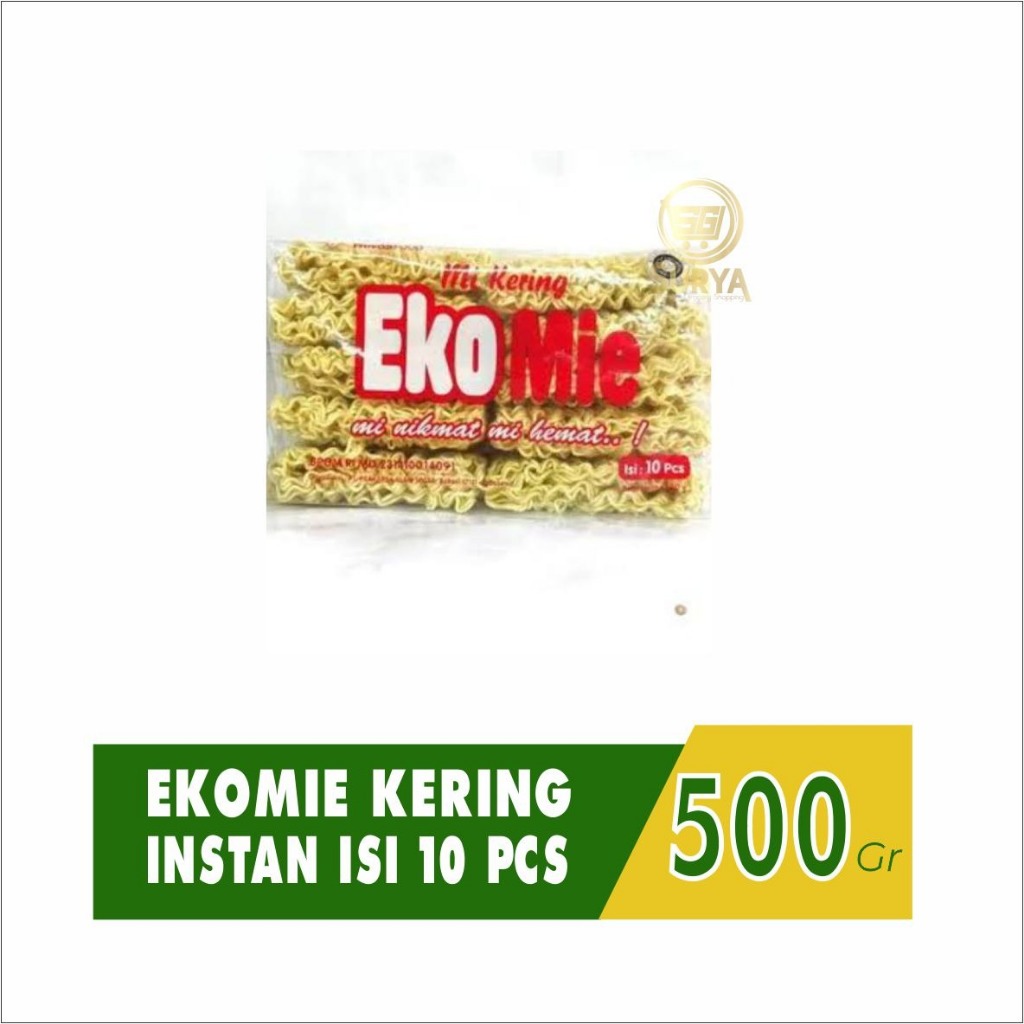 

Ekomie Kering 550gr - isi 10 pcs mie