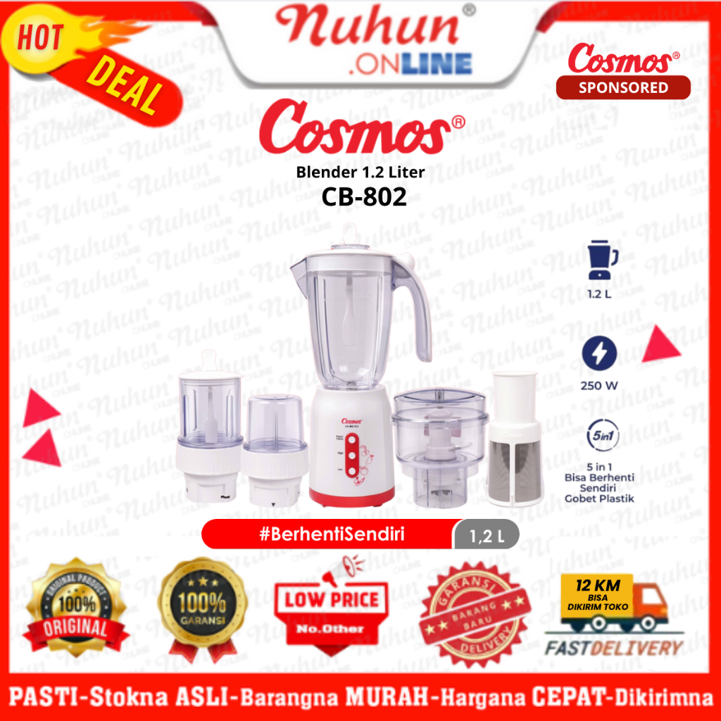 [CIANJUR] Blender Cosmos CB-802 / 802CB Original Kualitas Terjamin