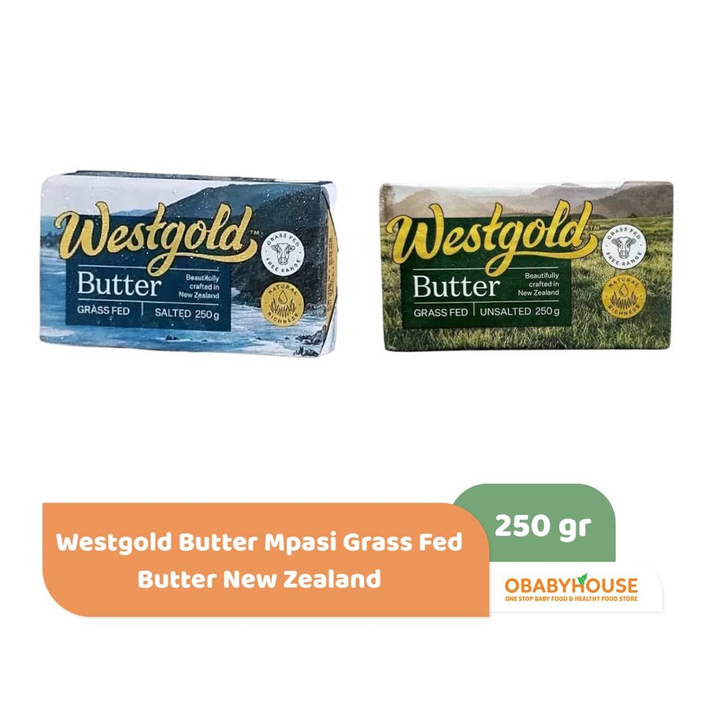 

Westgold Butter Mpasi Grass Fed Butter New Zealand 250 gram