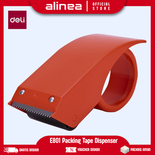 

[GROSIR 1/3/6/12 PCS] Alat Pemotong Isolasi/Lakban Untuk Packing/ Packing Tape Dispenser Deli 801