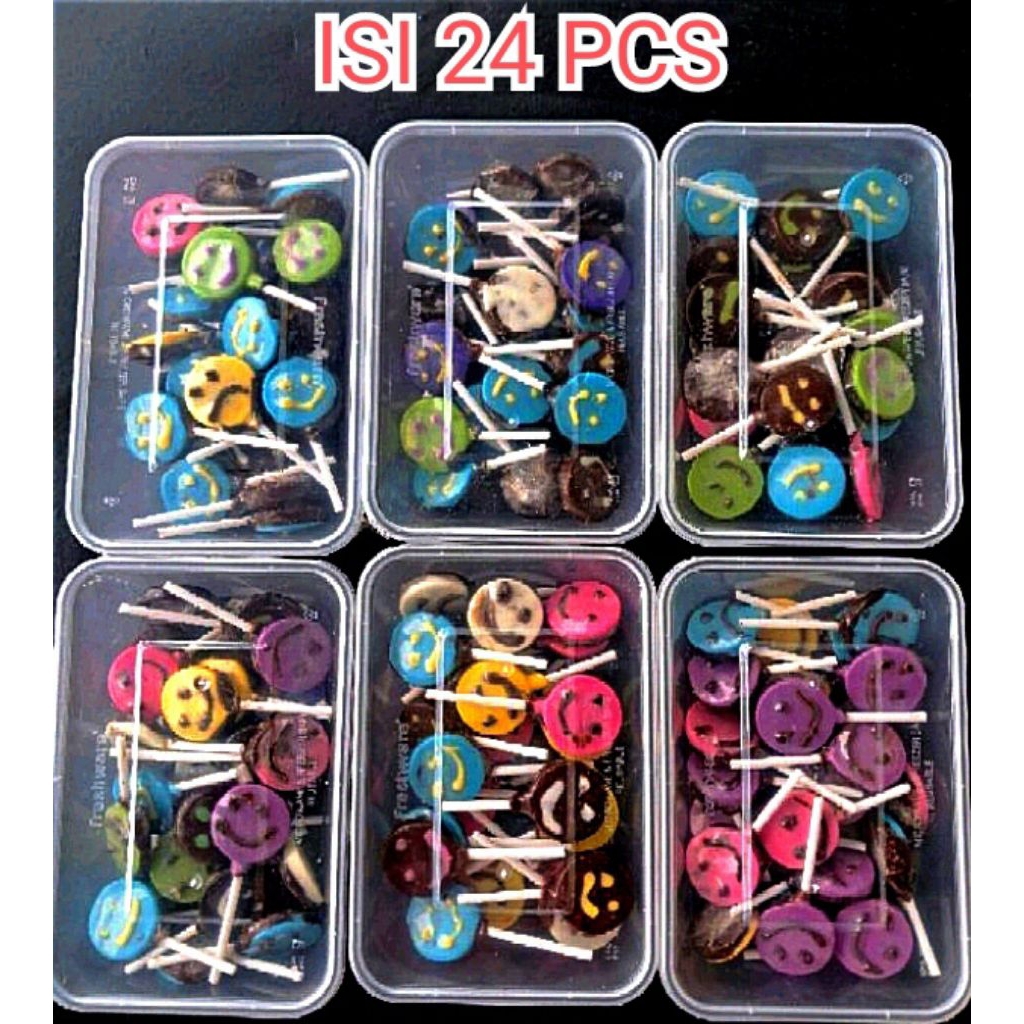 

COKLAT LOLI RASA BUAH 24pcs | coklat enak rasa buah | bisa COD