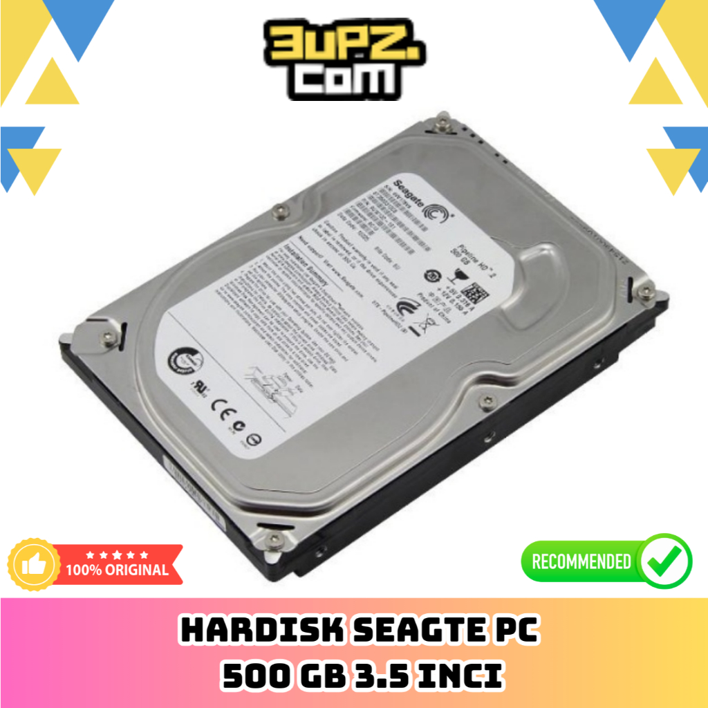 HARDISK PC SEAGATE 500gb RPM 7200 Hdd bekas copotan normal