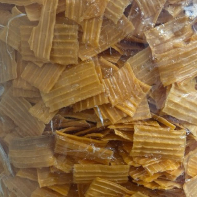 

Kerupuk mentah sisir warna kuning liontin krupuk kiloan sisir kuning liontin