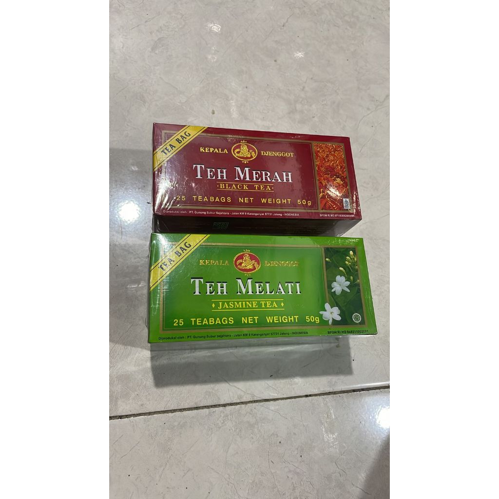 

1Pcs Teh Celup Cap Kepala Djenggot Black Tea | Jasmine Tea