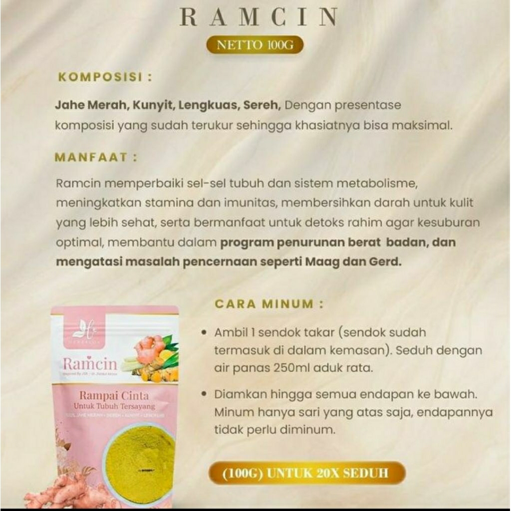 

Ramcin (Rampai Cinta) Resep By Dr Zaidul Akbar Herbamour || Rempah2 asli Herbamour