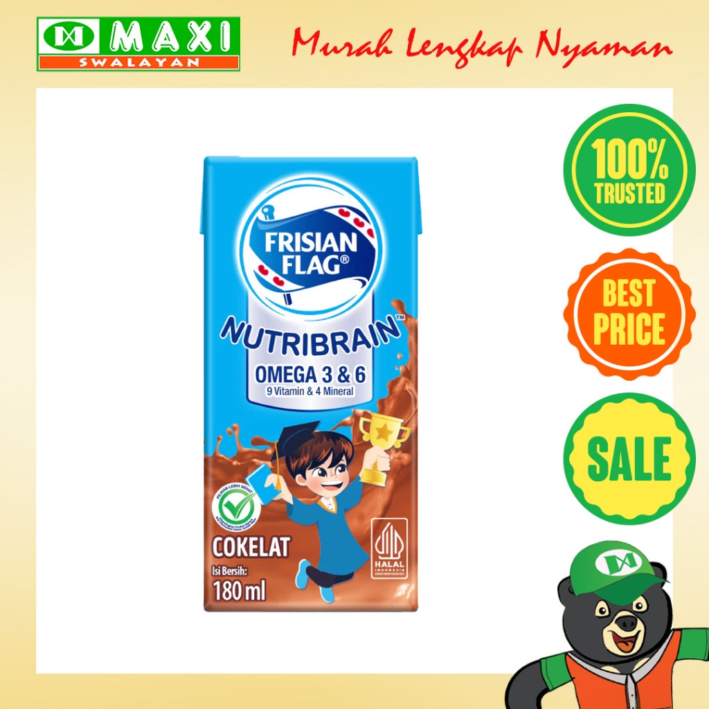 

Bendera UHT Coklat Kemasan 180ml