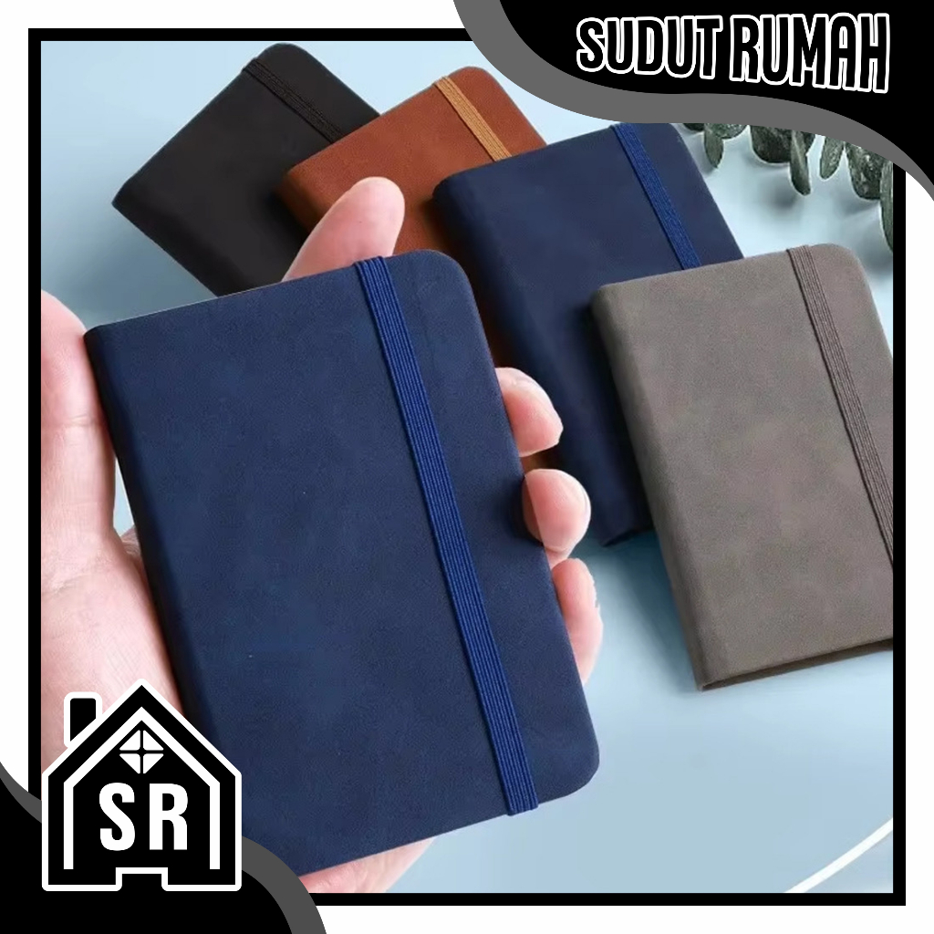 

SR Notebook A7 Hard Cover / Buku Hardcover Aesthetic / Buku Diary Mini Portable Kantor S148