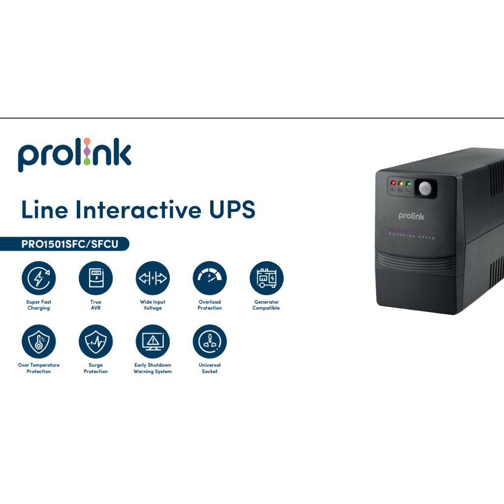 UPS PROLINK PRO1501SFCU 1500VA
