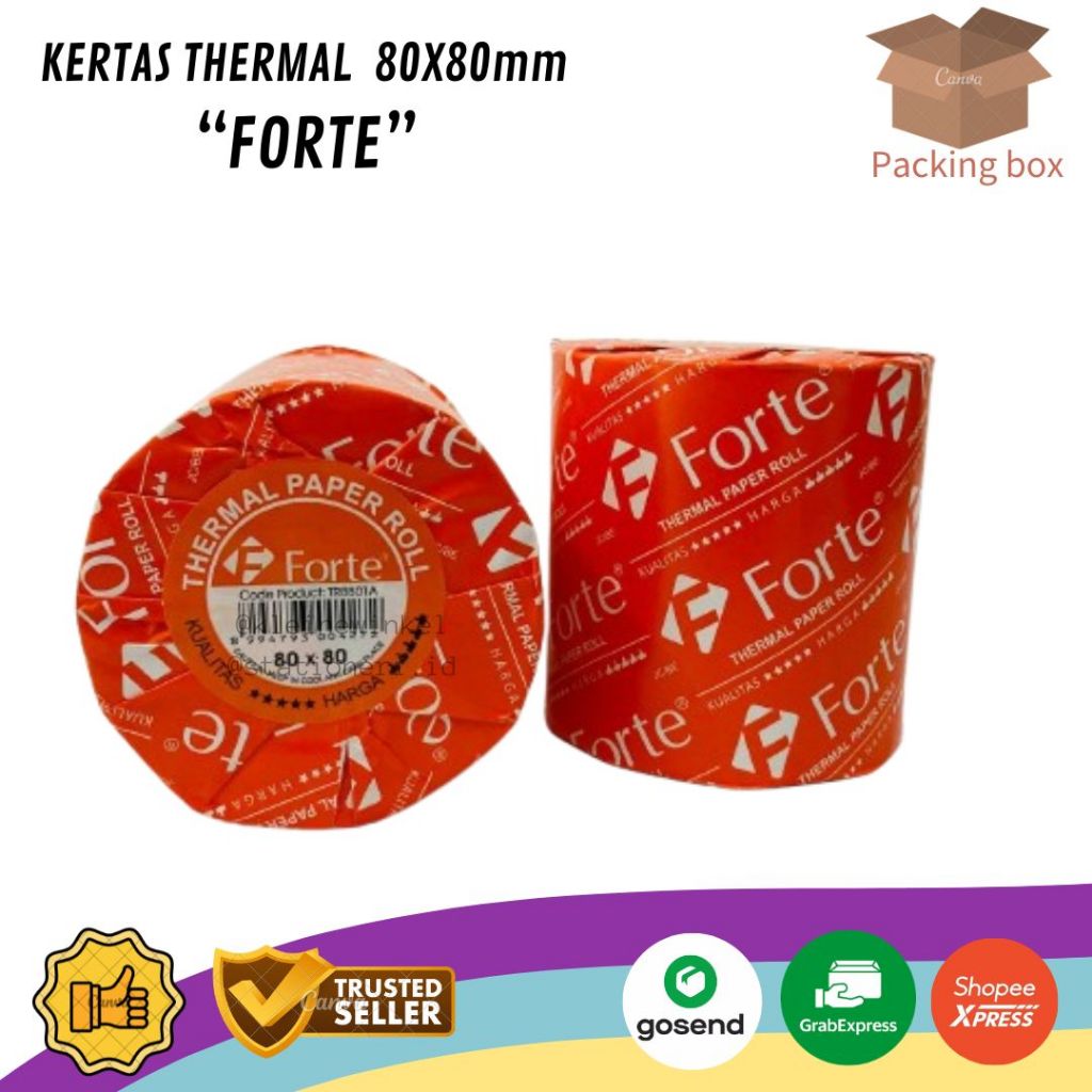 

Kertas Thermal 80 x 80 FORTE