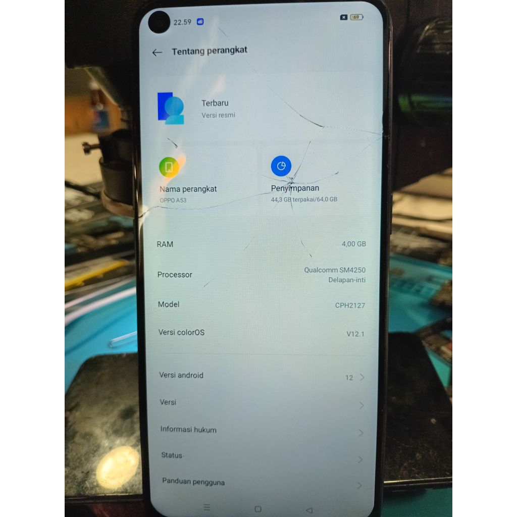 mesin normal oppo A53 4/64